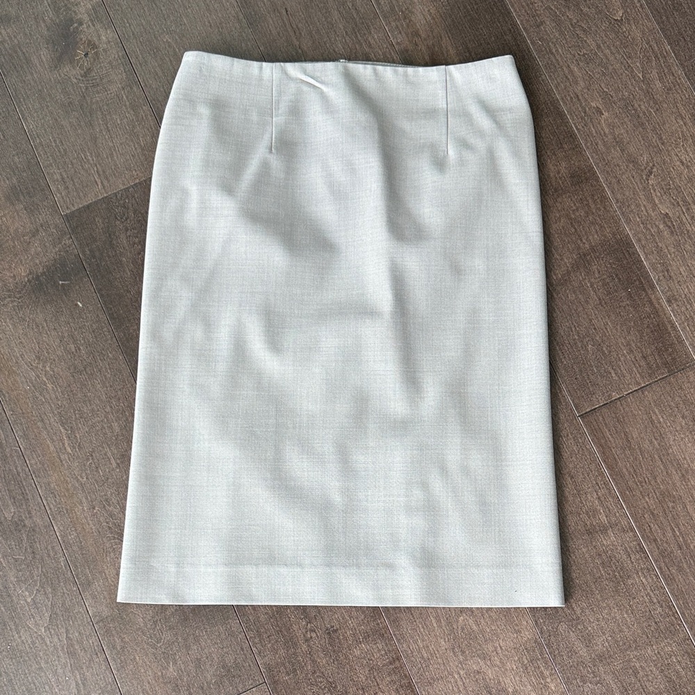 Theory Beige Golda Urban 2 Pencil Skirt Size 00
